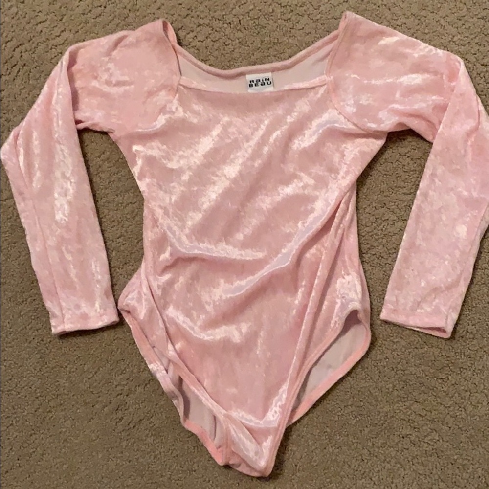 Girls pink leotard